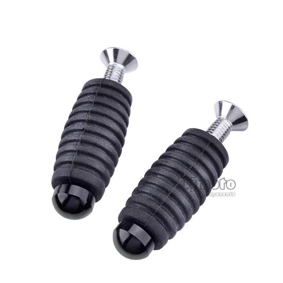 6MM Racing Brake Lever Toe CNC Peg Gear Shift Toepeg Pedals Adapter for Kawasaki Ninja 250 300 Ninja400 Z750 Z800 Z900 Z650