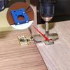 Professional 35mm Hinge Template Set and Small Blue Lock Hole Locator User friendly