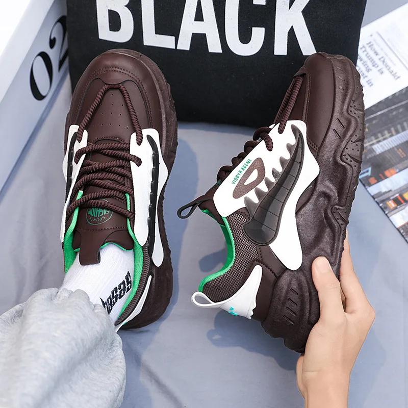Classic Hot Selling Men's Shoes Lightweight and Comfortable Sports Skateboard Shoes for Teenagers Students Casual Running Shoes