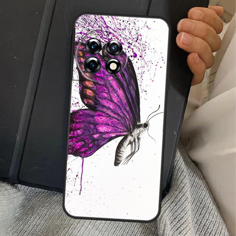 Luxury Butterfly Case For OnePlus 15 13 12 11 13R 13T 10T 10R 12R OnePlus Nord 5 CE 2 3 4 Lite N20 N30 Cover