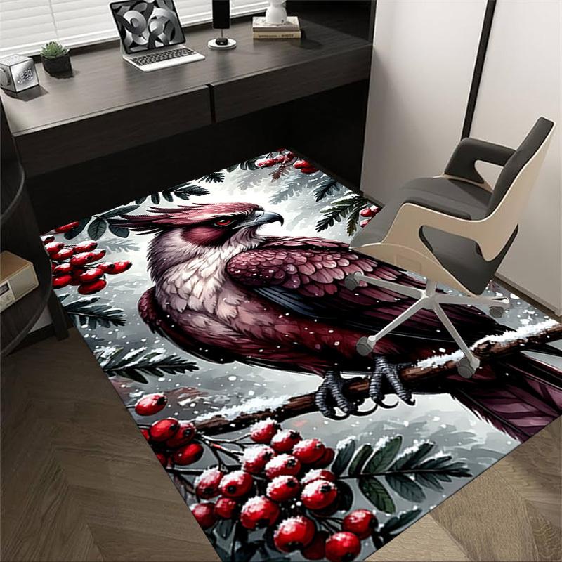 

1PC Bird Extra Large Non-Slip Floor carpet, Office, family, bedroom, Studio - Large Area Rug,Longlasting Material-K0330 60cm by 90cm