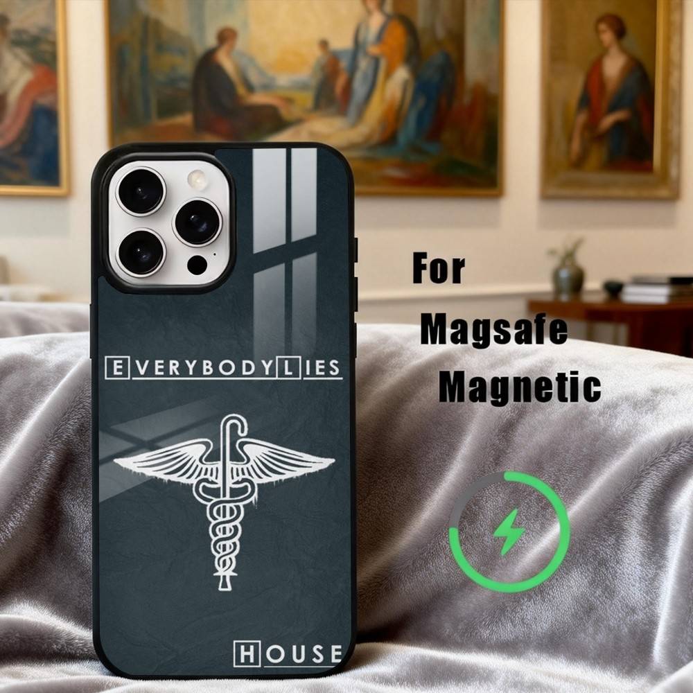 TV Drama D- Dr H-House-E Phone Case For iPhone17,16,15,14,13,12,11 Plus,Pro Max Magnetic For Magsafe Wireless Charging