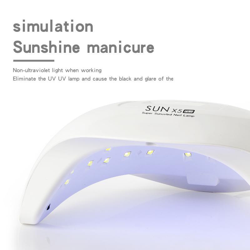 Professional Uv Lamp Nail Dryer Infrared Sensor Manicure Nails Light for Fast Curing ofAll Gel Nail Polish Nail Dryer Salon Tool