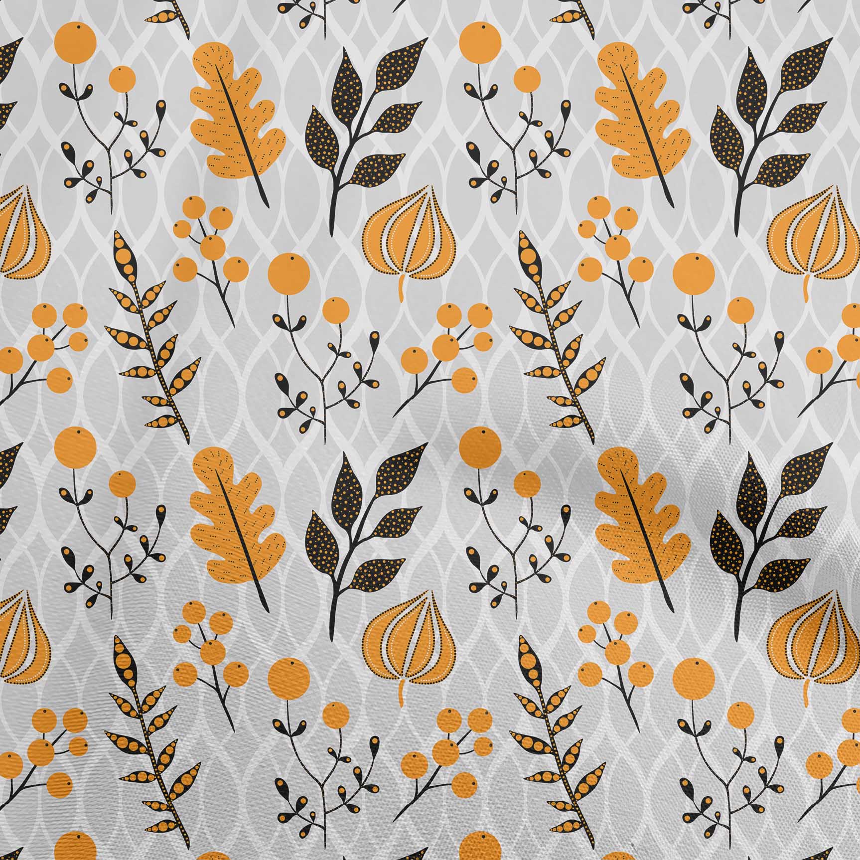 

oneOone Cotton Flex Light Green Fabric Dotted Floral Sewing Craft Projects Fabric Prints By Yard 40 Inch 42 Inch Wide - Viscose Chiffon жовтий