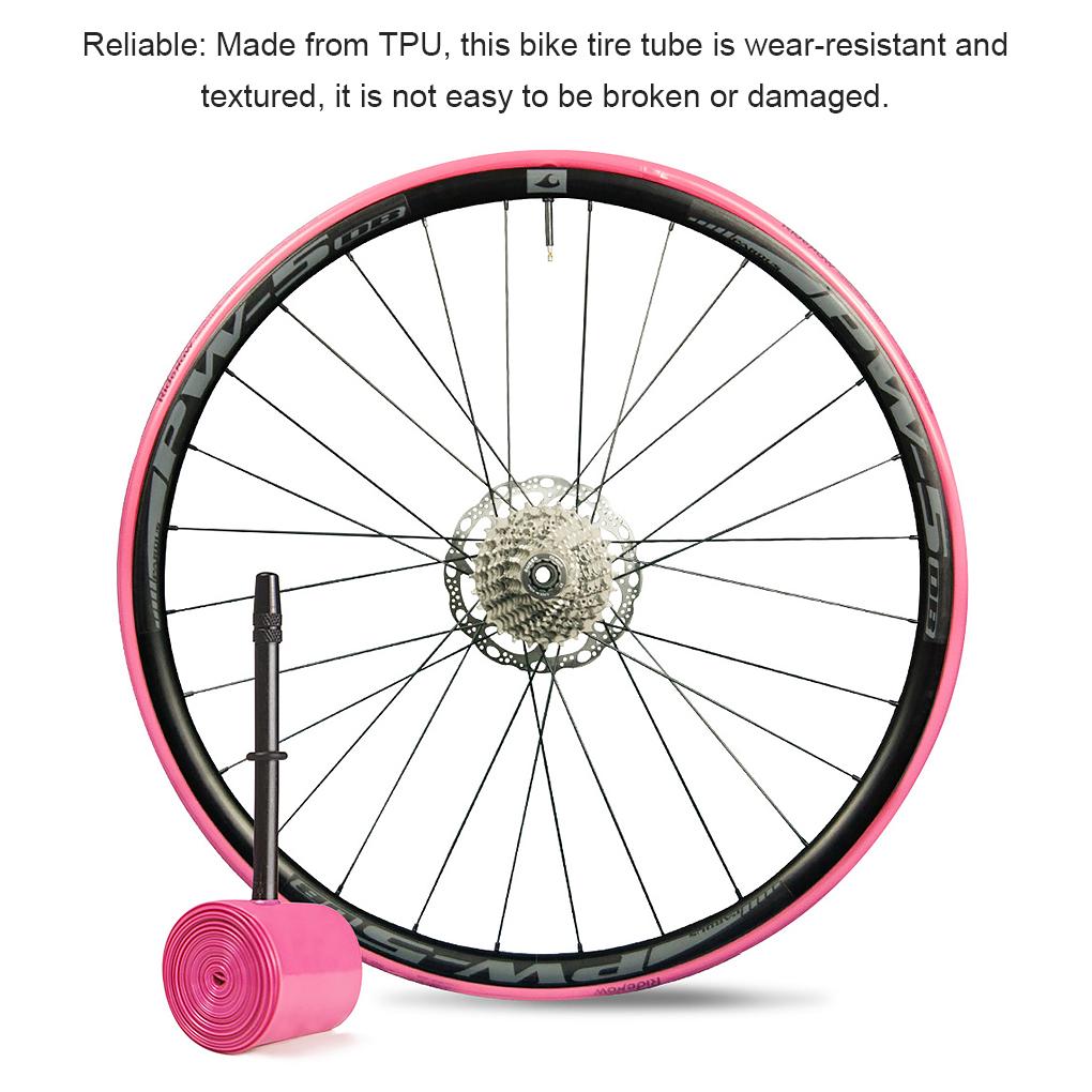 700X18-32c Bike Inner Tube 65mm Riding Racing Bicycles Tire Professional Repairing Foldable Cycling Rider Tyre Spare