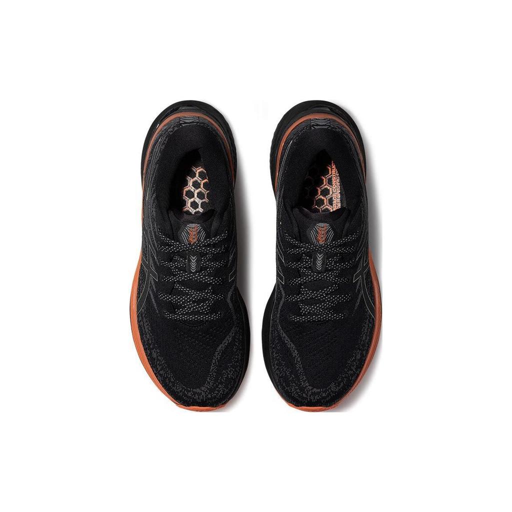 Asics Gel-Kayano 29 Tecido Confortável Durável Respirável Absorção de Choque Cano Baixo Sapatilhas de Corrida de Maratona Masculino tênis Preto 1011B721-001