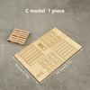 Scale 1:35 Miniature Wooden Box/Tray Bracket Assembly Model Handmake Diy Sand Table Scene Layout Materials Diorama Kit 1Pcs