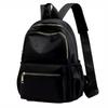 Copeflap Women's Small, Compact A5 Backpack for Commuting, Lightweight, Waterproof, and Travel (Black with Gold Zipper)