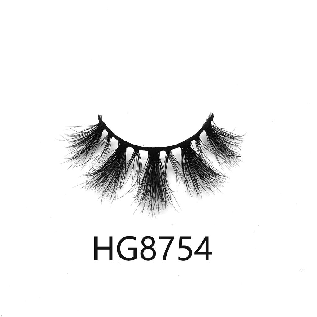 20mm Mink Hair False Eyelashes European And American Multi -Layer Thick Cross Curly Messy False Eyelashes
