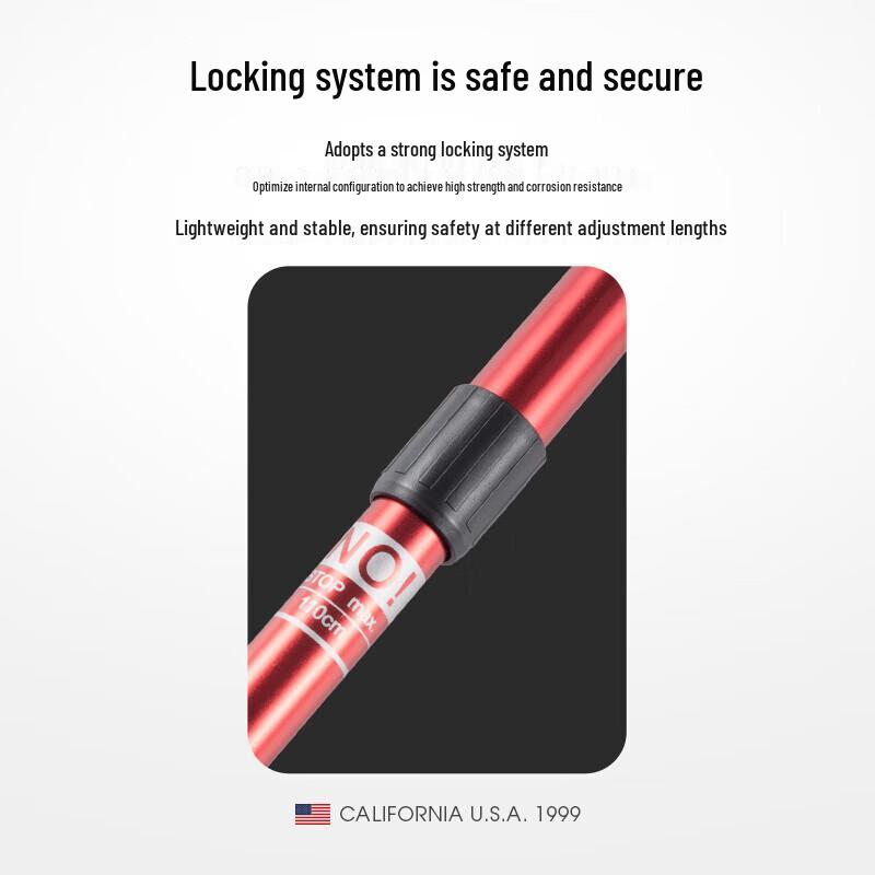 TFO Ultralight Aluminum Telescopic Hiking Pole