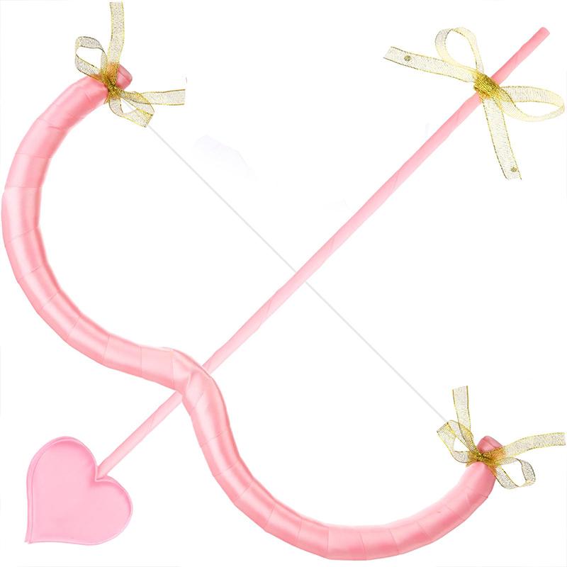 1/2pc Valentine's Day Cupid Bow Arrow Photo Prop Stage Performance Costume Accessory Cosplay Party Decor Supplies Photo Props