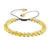 Natural Stone 6mm Beads Bracelet Adjustable Rope String Braided Bracelets For Women Men Amethysts Red Agates Lava Beaded Bangles