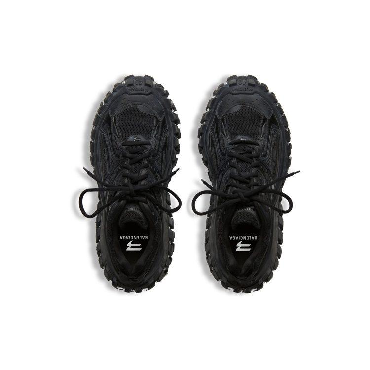 Balenciaga Bouncer Defender Scarpe da Ginnastica con Lacci 'Nero Usurato' 685613W2RAD1081