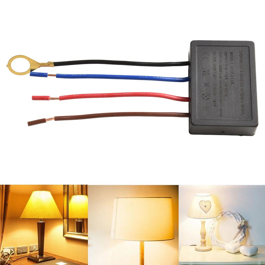 Three Way Touch Light Controller With Dimming Capability For Various Bulb Types Including LEDs And Incandescents At 220V