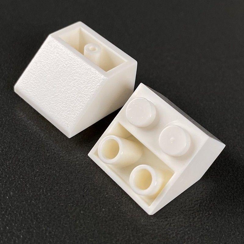 20pcs DIY Technical Slope Inverted 45° 2x2 Slope Anti-bevel Bricks MOC Parts Building Blocks Toys for Children  Compatible 3660