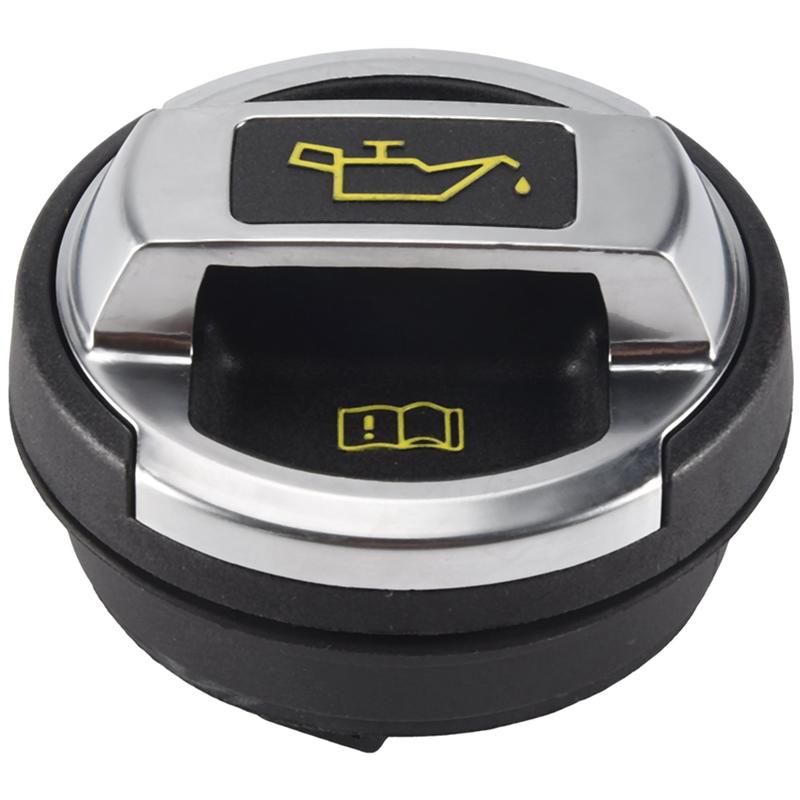 

M93K-Car Oil Filler Cap Cover For -R8 A3 A4 A6 A8 Golf Passat 420103485B серебряный