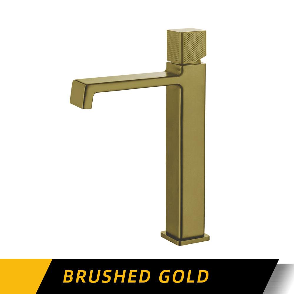 Gunmetal Bathroom Faucet Hot And Cold Sink Tap Basin Faucet Deck Mounted Wash Bath System