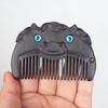 Hairdressing with Tassels Chinese Zodiac Pocket Comb Wooden Hair Comb Fine Tooth Comb Massage Comb