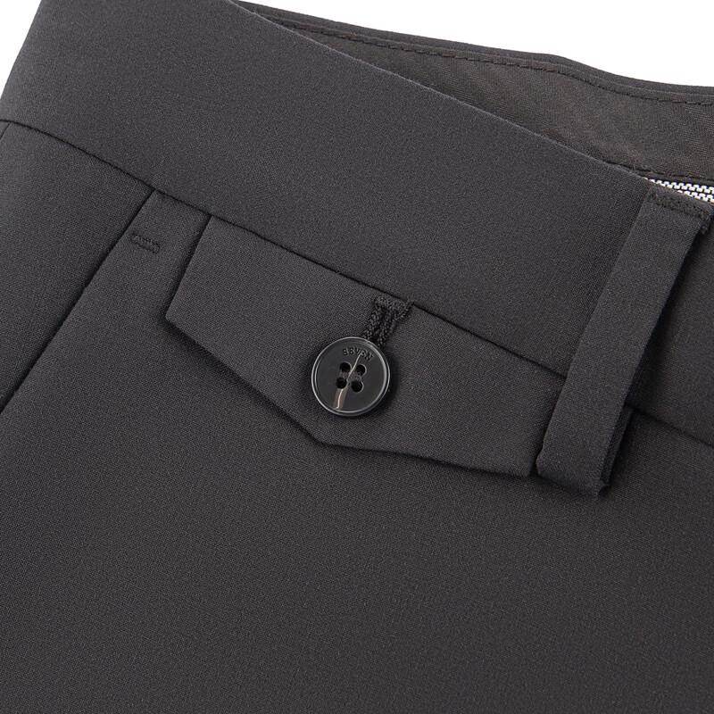 Men's Slim Fit Wool Blend Business Suit Trousers