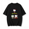 2026 Summer Cartoon Printed Short Sleeve Pure Cotton Comfortable Summer Loosefitting Womens Clothing