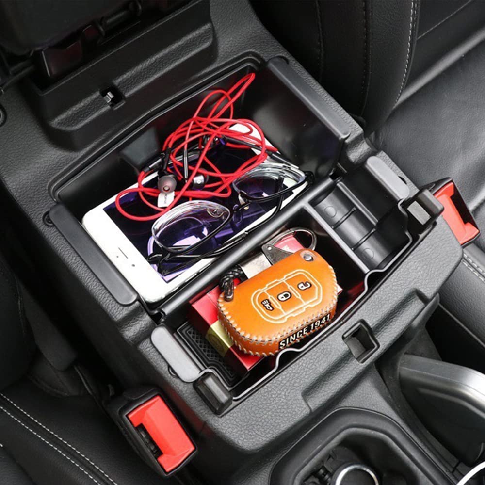 YOCTM Console Box Storage Case for Jeep Wrangler JL 2018 2019 2020 2021 2022