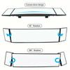 1PC Universal Foldable Lengthen Car Truck Wide Angle Convex Rearview Car Driving Safety Interior Rear View Rotate Blind Spot Mirrors