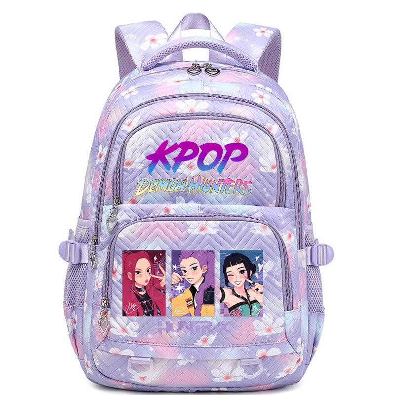 Kpop Korean version of small fresh backpack, college style trend, primary and secondary school student schoolbag, light and large capacity