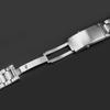 [HiCycle2] This is a 22mm wide, thick stainless steel watch bandbracelet compatible with 45.5mm Omega Planet Ocean Speedmaster watches.