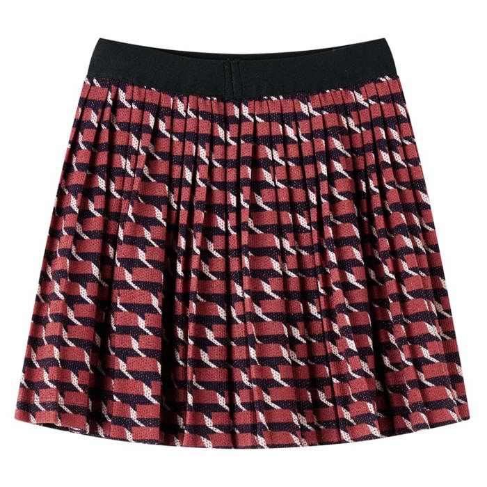 Navy Blue Pleated Sequin Skirt for Children 92/104/116/128/140