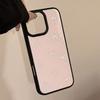 Gilded Case Suitable for iPhone 16 Pro Max, Apple 15, 13, 14, 17, with Glass and Light Luxury Pink Bow