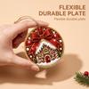 Schneeflocken-förmiges Weihnachten Diamantmalerei Ornament Set von 6, Schneeflocken-Thema DIY Feiertagsdekorationen, Sonstiges Spielzeug