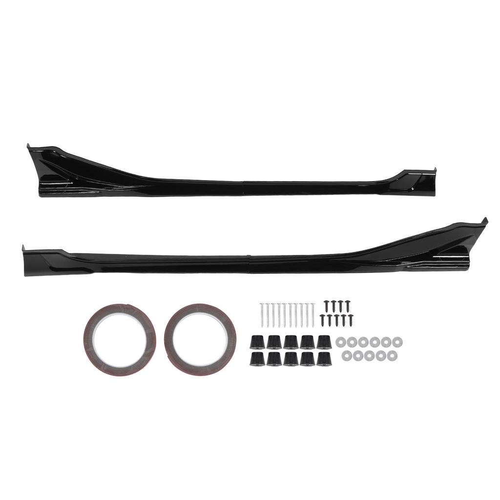 Side Skirt Spoiler 4PCS Aerodynamic ABS Scratch Resistant For BRZ ZD8 2021‑2024 Gloss Black