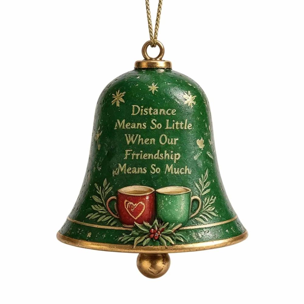 Acrylic Bell Ornament 3D Christmas Tree Hanging Decorations Hanging Bell Decor  Home Accents