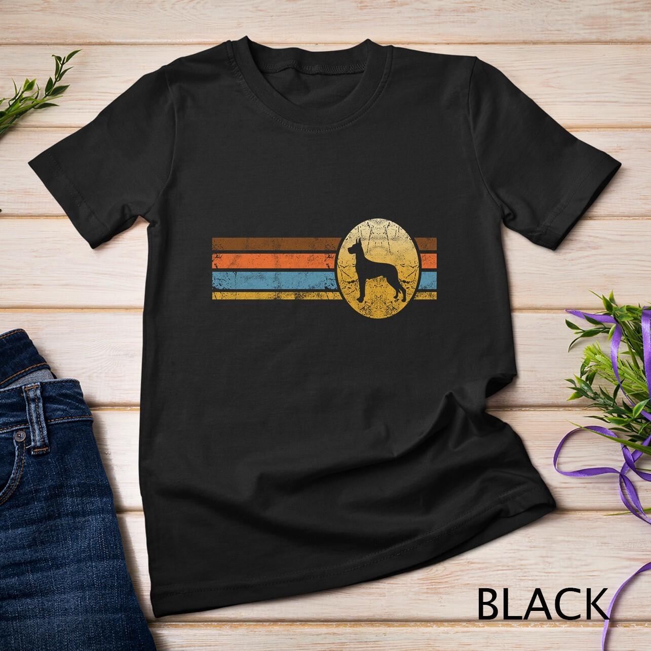 Vintage Great Dane Dog Breed Retro Animal Rescue Unisex T-Shirt Mens Womens Tees Top S