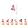 32PCS Princess Peach Birthday Party Supplies Includes Banner Cake Topper Balloon