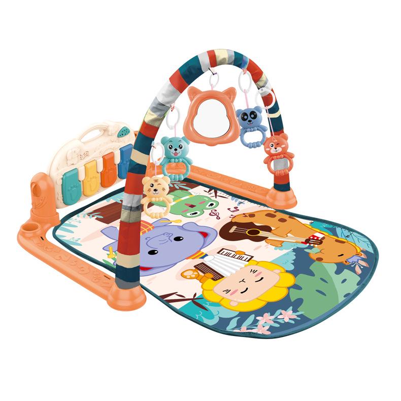 Multifunctional Baby Gym Pedal Piano Mat: Music Blanket for 0-1 Year Olds