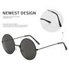 Vintage Retro Polarized Steam Punk Sunglasses Fashion Metal Round Mirrored Eyewear Men Circle Sun Glasses UV400