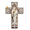 Antiker Holzkreuz Wandkreuz Heimdeko Für Flurwände 30x20cm Flach 2D Holzkreuz Jesus Christlicher Gläubiger Familien Dekora Q0U9