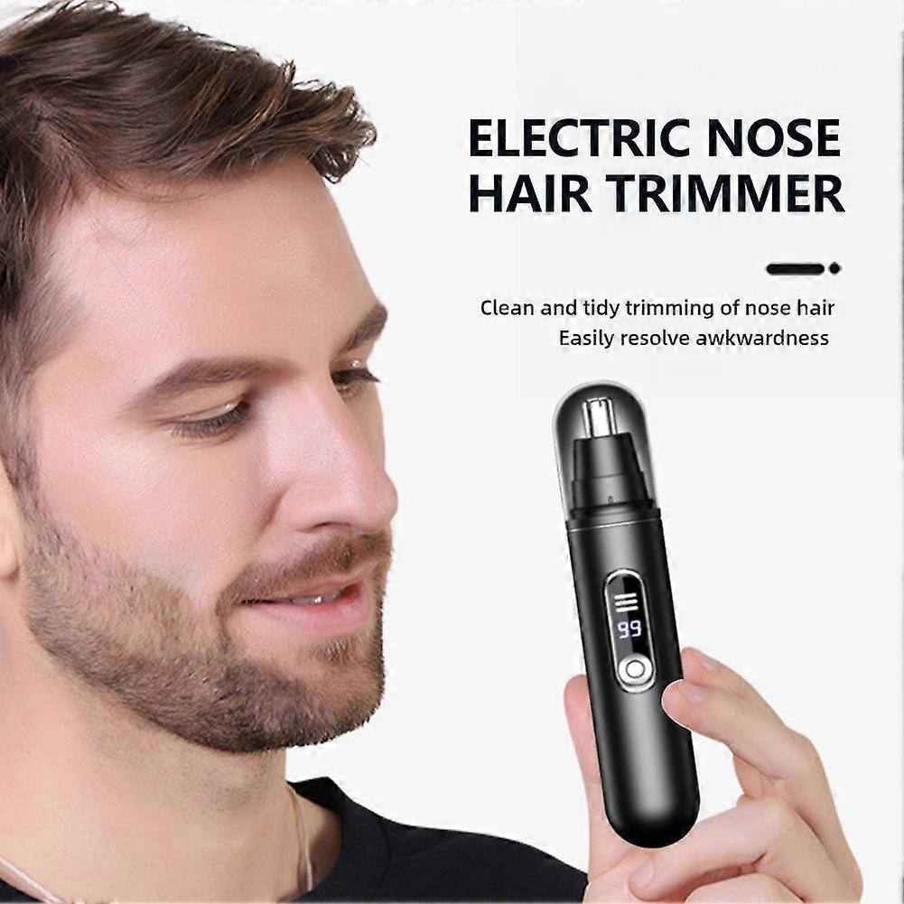 Electric Nose Hair Trimmer Men's Rechargeable Nose Hair Scissors Nasal Hair Trimmer