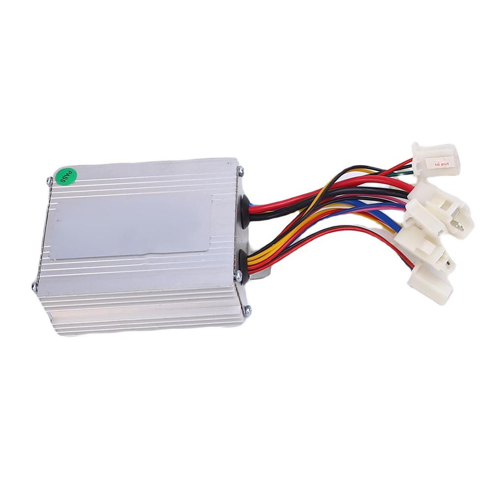 12V 500W Brushed Motor Speed Controller with Throttle Grip Kit Aluminum Alloy Controller Twist Throttle Set for Electric Bike Tricycle Motorcycle