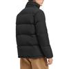 Skechers Logo Print Stand Collar Loose Windproof Warm Down Jacket Men Outerwear Black L423M176-002K