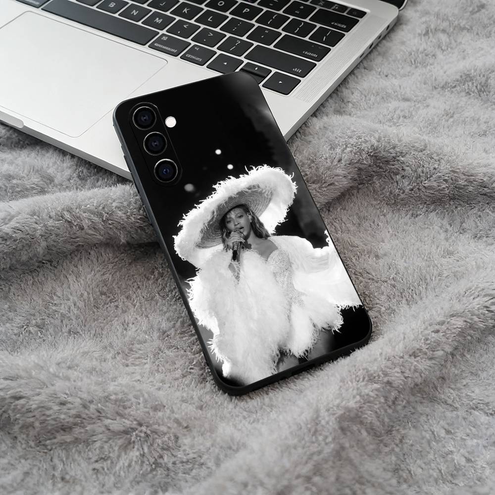

music legend-B-Beyoncé Phone Case For Samsung Galaxy A73,A71 A72,A70,A53,A52,A51,Soft Silicone Black Cover Samsung a40