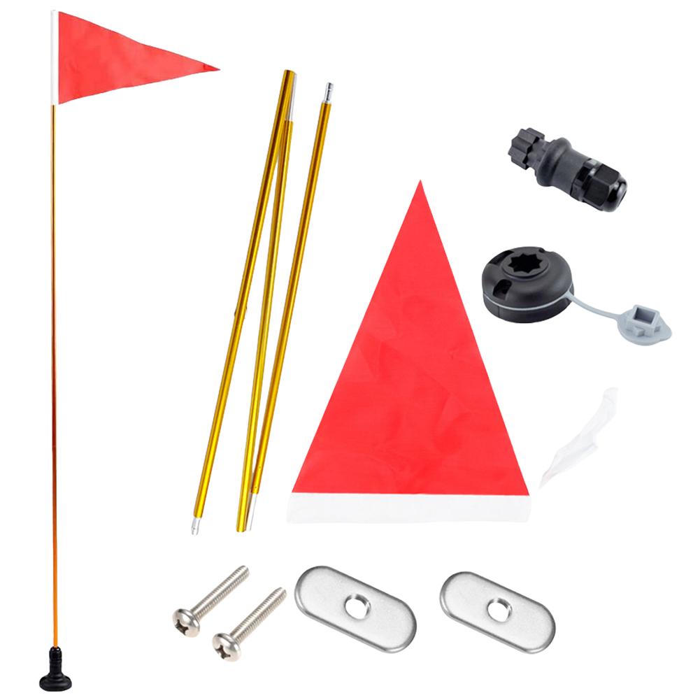 Kayak Flag Mount Kit with Screws Base Boat Flag Mount Set Kayak Safety Flag Boat Safety Flag for Kayak Canoe Boat China Mainland