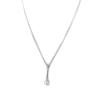 Les Trésors De Lily [N7167] - Designer Necklace 'Sissi' Ivory Silver (rhodium-plated) - 30x6 Mm