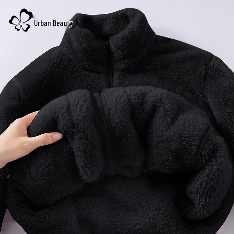 

Женская городская куртка с воротником-стойкой и флисовой подкладкой XL