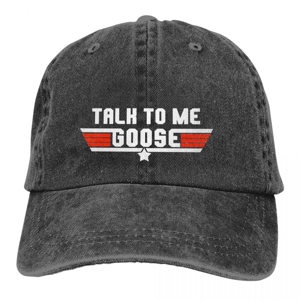 Șapcă de vară Parasolar Talk To Me Goose Logo Design Șepci hip hop Top Gun Maverick Film Pălărie de cowboy Pălării cu vârf