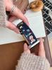Cartoon Embroidered Denim Leather Watch Strap for Apple Watch Series 11/10/98 Ultra SE