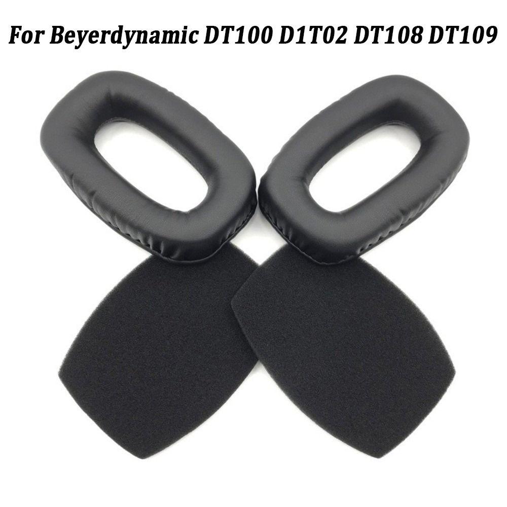 1Pair Replacement Headset Earpads for Beyerdynamic DT100 D1T02 DT108 DT109