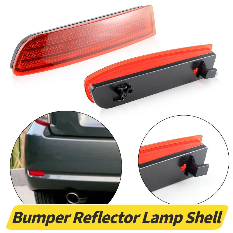 2PCS For Toyota Avensis Alphard Estima RAV4 Gaia PREVIA IPSUM Car Rear Bumper Reflector Tail Brake Light Cover Shells No Bulb