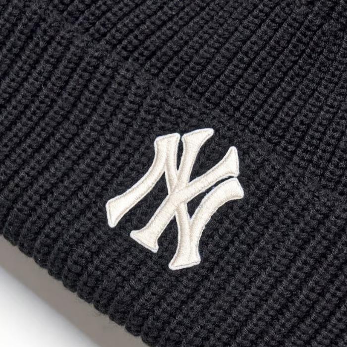 MLB [TWS PICK] New Jelly Mid Beanie NY Yankees Black